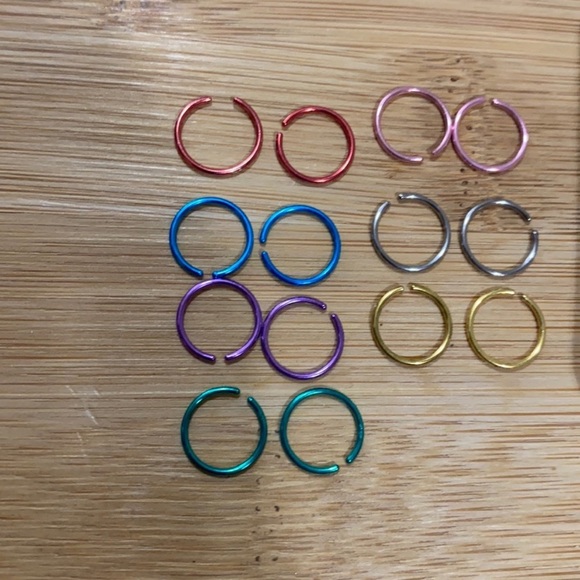 NWT Nose Rings and studs - Picture 2 of 3